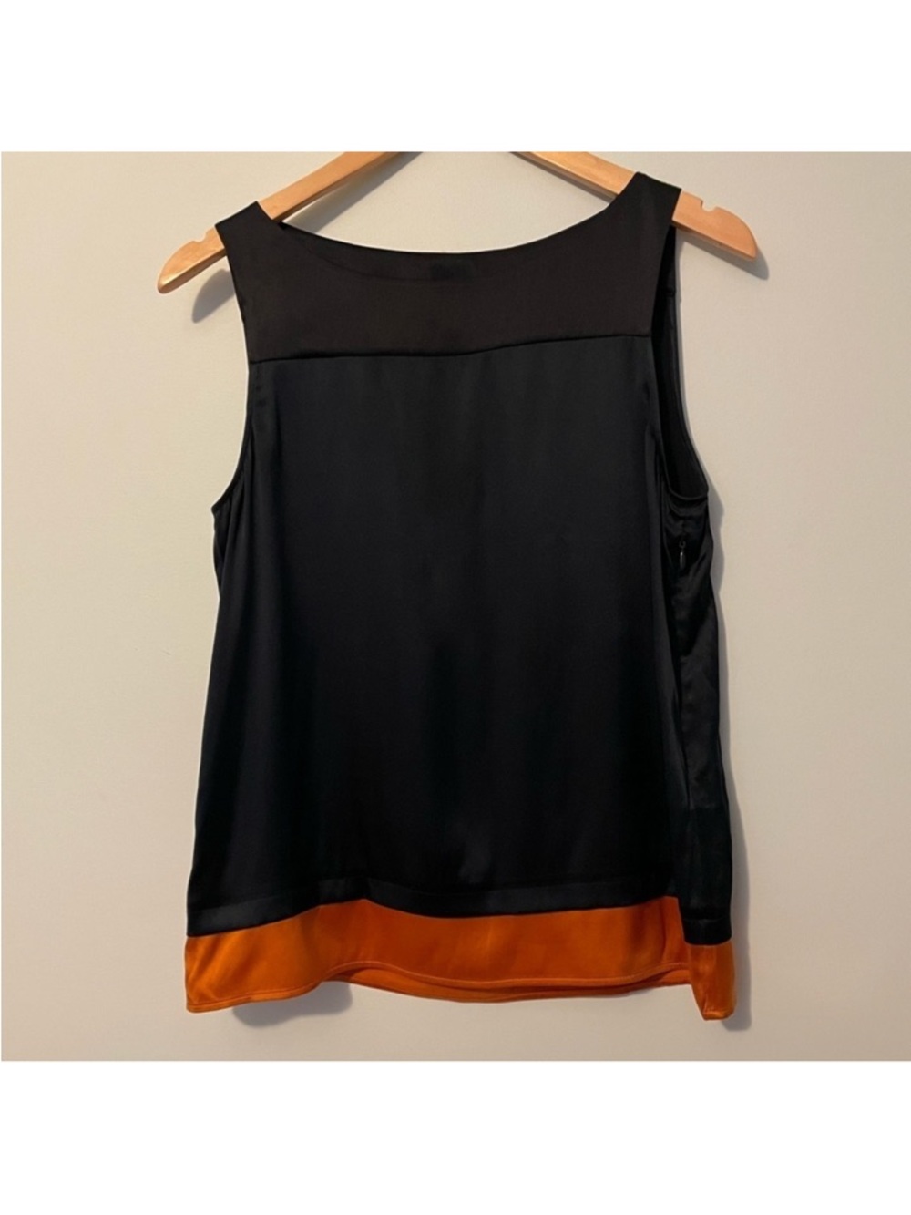Theory Silk Blouse Black size small fits medium